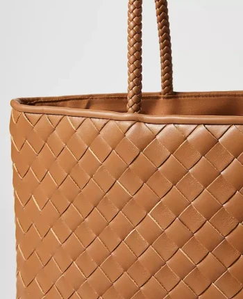 Ann Taylor Weekend Accessories|Weekend Accessories|Weekend Collection Woven Tote Bag Autumn Ochre