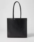 Ann Taylor Weekend Accessories|Weekend Accessories|Weekend Collection Woven Tote Bag Black